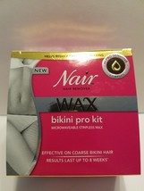 Nair Wax Bikini Pro Microwaveable Stripless Sensitive Wax Hair Remover 3.5 Oz - £8.81 GBP