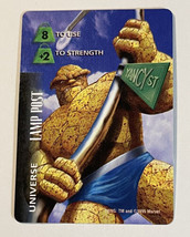 Marvel Overpower  Thing  Universe Card 1995  Distributed by Fleer - £6.49 GBP