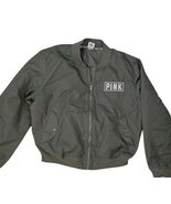 PINK Size Medium Lined Jacket Olive Green Excellent Condition - €19,36 EUR