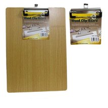 APXB A4 Wooden Clipboard - Drawing Board Writing Pad with Wooden Clip Bo... - £3.10 GBP