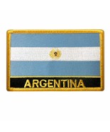 2 Argentina Flag Embroidered Iron On Patch Buenos Aires National Emblem ... - $4.71 CAD