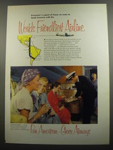 1952 Pan American Grace Airways Ad - Everyone's a guest of honor en route - $18.49