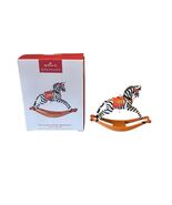 Hallmark Keepsake Rocking Horse Memories Special Edition Zebra Ornament ... - $20.73 CAD