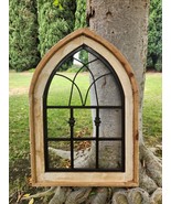 Arch Wood Frame Distress Shabby Chic Wall Decor Paduo 28&quot; H , CHOOSE Color - $73.71 CAD