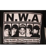  Ruthless Records NWA LineUp T-shirt HIPHOP EASY E DRE ICE CUBE Black Sz... - €11,13 EUR