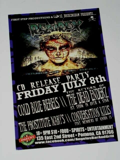 Jittery Jack Promo Card Pomona CA 2011 Rezurex Omar And The Stringpoppers - $19.99