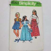 Vintage 1960s Simplicity 6053 Sewing Pattern Child Dress Size 2 / 21 - £9.03 GBP