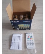 Aigostar Mesh Smart Light Bulb E14, Bluetooth Mesh G45, Alexa Lamp Vintage - $45.99