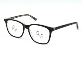 DbyD Life DB OF0035 Unisex Eyeglasses Frame. Black over Clear. 54-16-140 #50X - £23.70 GBP