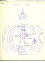 Fsu Seminoles Football Game Plan Vs Fl GATORS-1964-WELCOME GATORS-7 PAGES-vg - £218.44 GBP