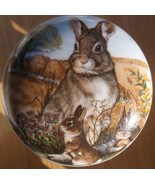 Cabinet Knobs Knob W/ Bunnies #3  Rabbit Wildlife - $98.25 MXN