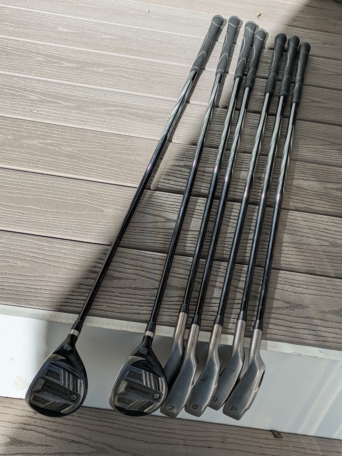 Maxfli Revolution Ladies Golf Club Set Hybrid 4 5 Iron 6 7 8 9 PW RH 85 g A Flex Item image 2