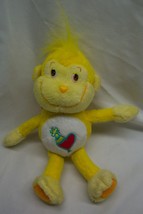 Care Bear Cousins Yellow Playful Heart Monkey 8&quot; Plush Stuffed Animal Toy 2005 - £11.73 GBP