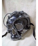 Steampunk Skull Mask Sci Fi Futuristic Robot Apocalyptic Warrior Doom Cy... - €16,80 EUR