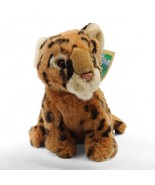 Babes In The Wild Leopard Plush 8&quot; Brown &amp; Black Spotted Soft Stuffed An... - $17.70 CAD