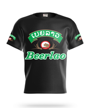 Beerlao  Beer Black T-Shirt, High Quality, Gift Beer Shirt  - £25.53 GBP