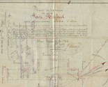Mexico 1907 Mining Claim Map San Rafael Gold Mine - $126.72
