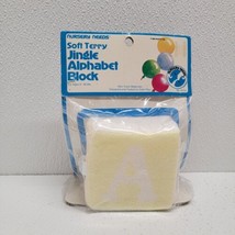 Nursery Needs Soft Terrycloth Jingle Alphabet Block Plush Sanitoy Vintag... - £38.62 GBP