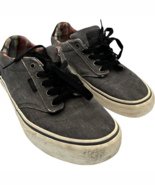vans men&#39;s comfort deluxe grey lace-up skateboard sneakers size 8 - €20,89 EUR