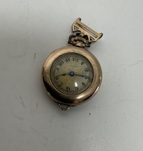 Gold Filled Elgin Ladies Pocket Watch Model 4 Grade 447 - £39.07 GBP