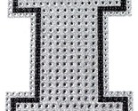 Grande Coche Auto NCAA Illinois Cristal Estrás Bling Adhesivo Emblema Nip - $8.03
