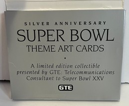 Super Bowl XXV Limited Edition GTE Theme Art Cards No. 079402 - £4.52 GBP