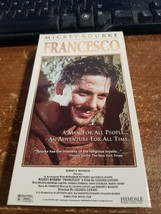 Francesco (VHS, 1994) Mickey Rourke - £7.75 GBP