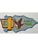 1980&#39;s Boy Scouts Embroider Patch Eagle Trail 6 3/4&quot; x 3&quot; PB11 - £10.20 GBP