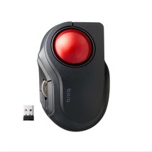 ELECOM brita Trackball Mouse, 2.4GHz Wireless, Finger Control, Small sizse, with - £66.05 GBP