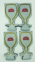 NEW Lot of 4 Stella Artois Koozie Cooler 7&quot; x 4&quot; Glass Shaped For Can or... - $6.92