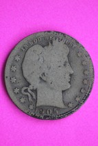 1905 S Barber Liberty Silver Quarter Scarce Guaranteed Authentic Rare Co... - $380.59 MXN