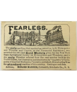 1886 Minard Harder Thresher NY Advertisement Victorian Agriculture DWKK27F - €17,04 EUR