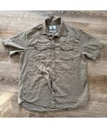 Kryptek Men’s Short Sleeve Button Up Shirt Tan Cotton Stretch Utility We... - €19,53 EUR