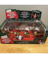 Vtg Mr Christmas Santa’s Marching Band 6 Nutcrackers Play Bell Carols Te... - $98.99