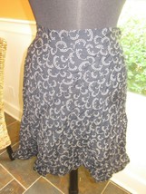 CL Carole Little Dresses Vintage Navy Blue Print Mini Skirt Size 8 Pre-O... - £23.94 GBP