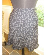CL Carole Little Dresses Vintage Navy Blue Print Mini Skirt Size 8 Pre-O... - £23.44 GBP