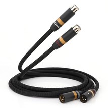 Monosaudio Pair Hifi Audio 3 Pin Xlr Male To Xlr Female Cable Microphone, 4.9 - $69.95