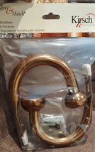 2 Pk - Copper Metal Curtain Drapery Holdbacks - $12.59