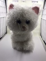 Build A Bear White Cat Kitten Kitty Persian Himalayan Blue Eyes 12&quot; BAB - £7.06 GBP