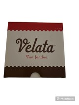 Velata Lid Fun Fondue Warmer Lid Maraschino Curve New With Box - $73.20 MXN