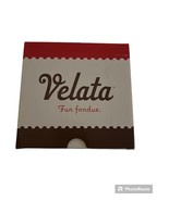 Velata Lid Fun Fondue Warmer Lid Maraschino Curve New With Box - $73.09 MXN