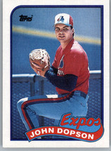 1989 Topps 251 John Dopson Rookie Montreal Expos - £0.77 GBP