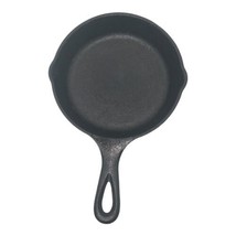 6-1/2&quot; LODGE 3SK Cast Iron SKILLET Griddle Fry Pan 2 Pour Spouts Vintage Rustic - $18.70