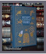 Aesop&#39;s Fables Aesop Illustrated By A. Rackham Sealed Leather Bound Coll... - $33.81