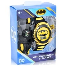 DC Comics Batman Unisex Child Flashing LCD Watch with Matching Survival Bracelet - £7.11 GBP