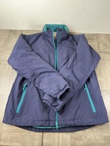 Vintage Duluth Trading Jacket Mens Medium Blue Long Sleeve Zip Up - $15.68