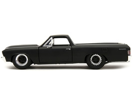 1967 Chevrolet El Camino Matt Black "Fast & Furious" Series 1/24 Diecast Model C - $1,733.91 MXN