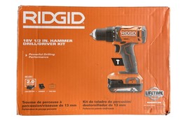 USED - RIDGID 18V Cordless 1/2 in. Drill/Driver Kit R860012K - $56.99
