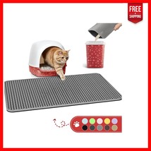 Large Non-Toxic EVA Cat Litter Trap Mat 23.2&#39;&#39; x 29.1&#39;&#39; for Mess-Free Fl... - $34.91