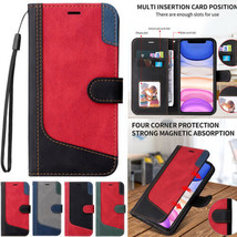 For Motorola E32 E22 Edge 30 20  Leather Magnetic Wallet Case Cover - £36.83 GBP